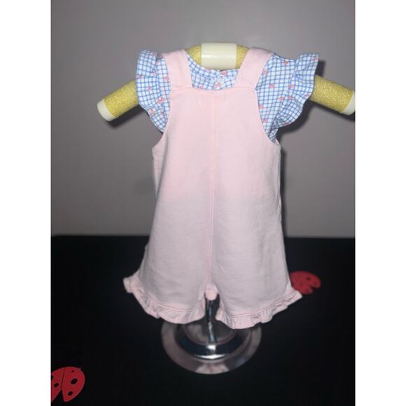Baby Girl Overall Short Set by Quiltex 3-6M - Picture 5 of 8